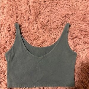 Brandy Melville Navy Blue Crop Top
